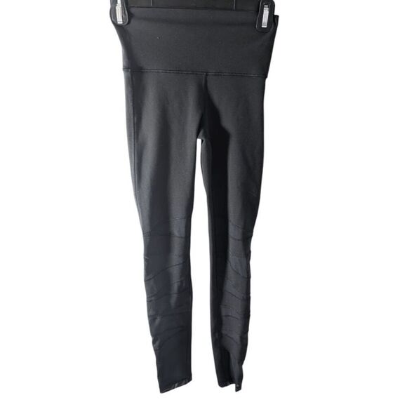 IVIVVA BY LULULEMON Girl's Black Mesh Leggings Size 10 - Picture 3 of 5